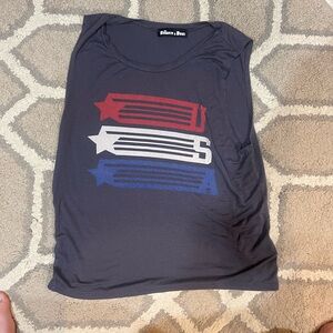 Sunset and Rose Sleeveless Graphic Tank